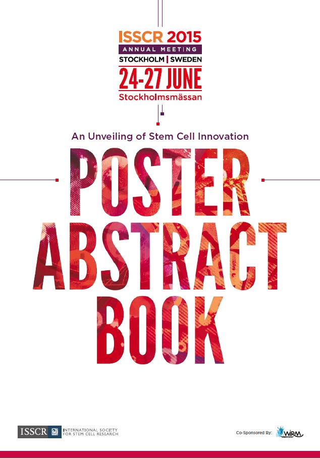 ISSCR-Congress-2015 Poster-Abstract-Book